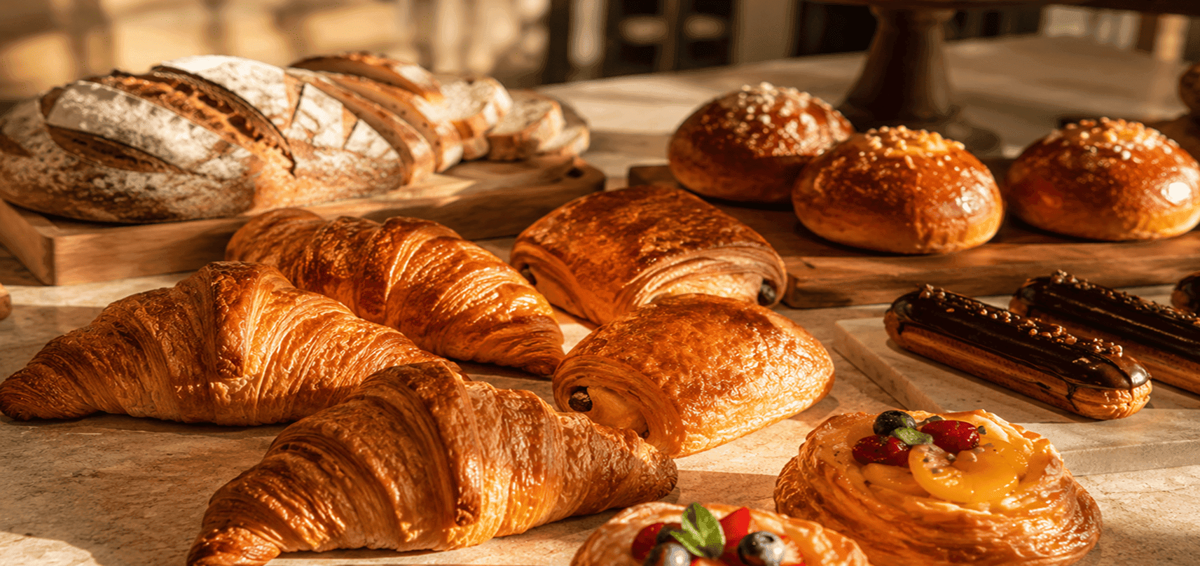Pastry and bakery training in a professional kitchen