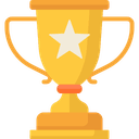 Merit-based scholarship trophy