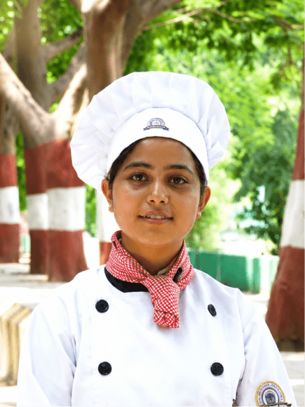 Student chef portrait